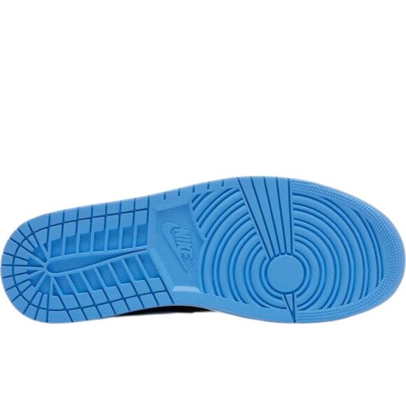 Air Jordan 1 Mid University Blue/Black Mens Retro Basketball Shoes DQ8426 401 - Picture 7 of 7